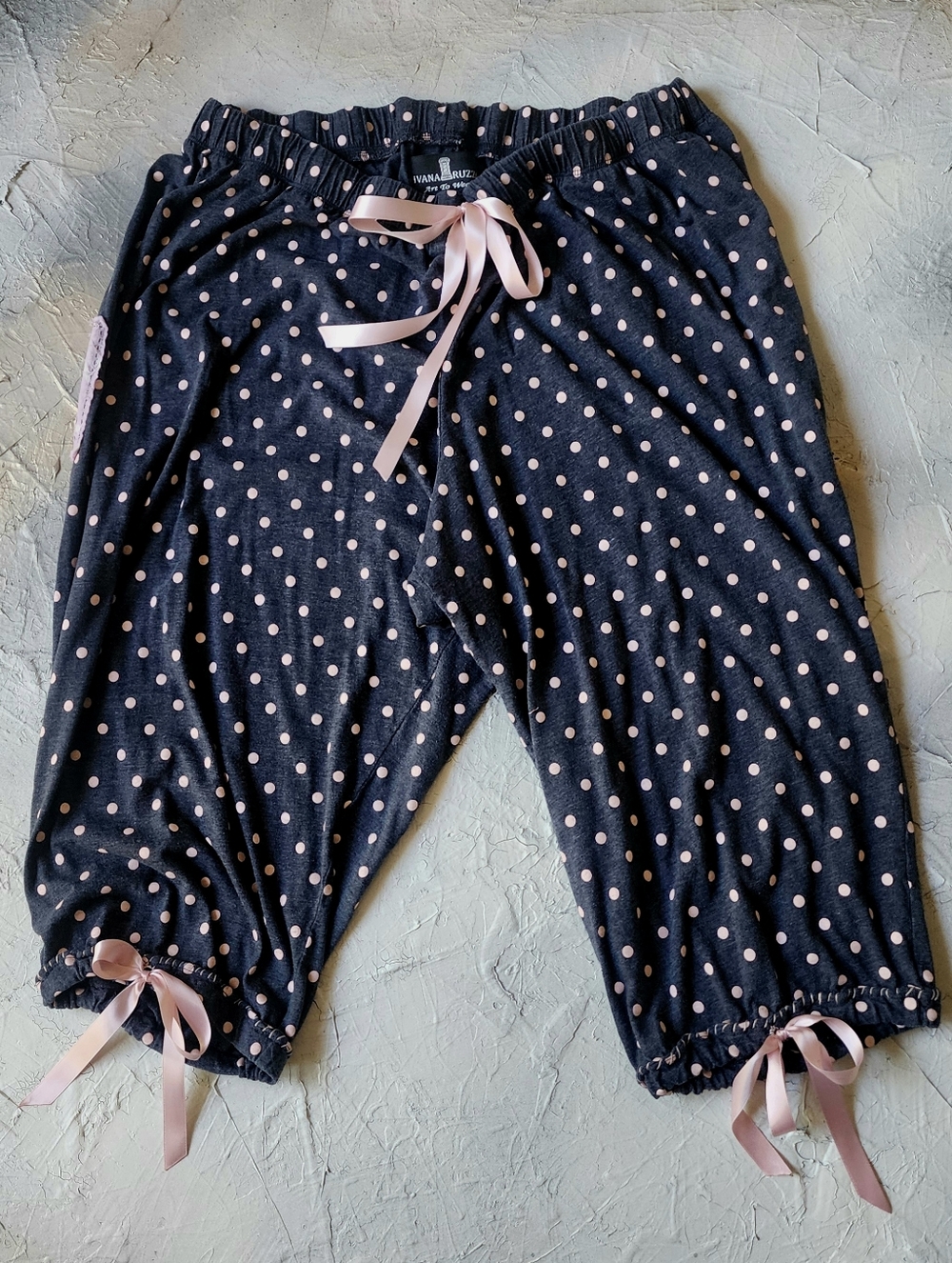 Victorian Bloomers Stitched Pants European Cotton Love Polkadot Patched